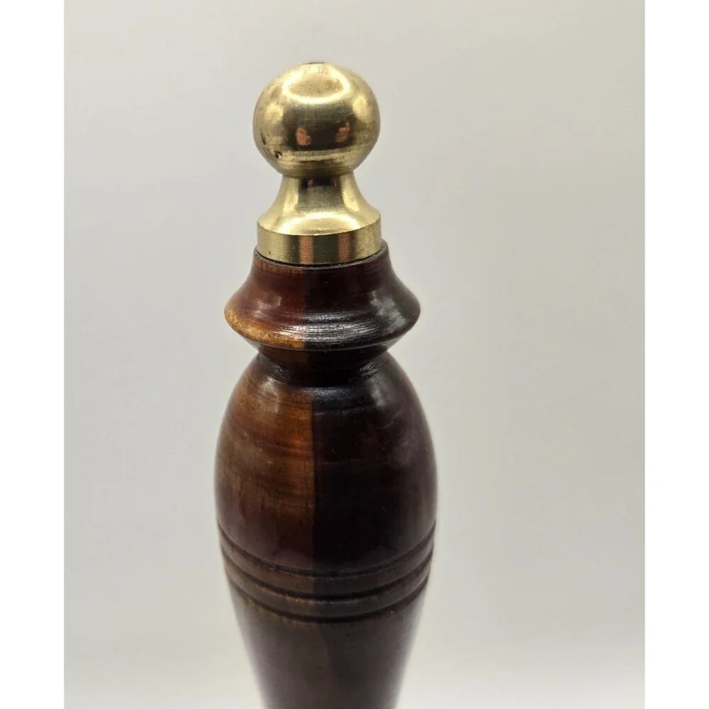 Titanic Large 10 inch Brass Captain's LOUD Nautical Bell with Wood Handle